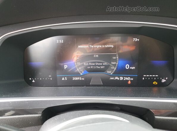 3VV6B7AX6RM230940 2024 VOLKSWAGEN TIGUAN Черный Вид щитка приборов