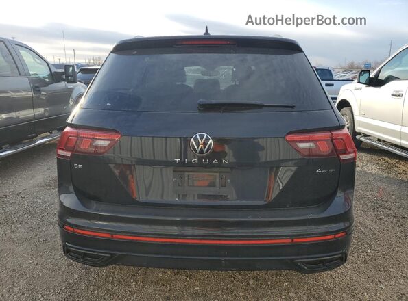 3VV8B7AX4NM011655 2022 VOLKSWAGEN TIGUAN Черный Вид сзади