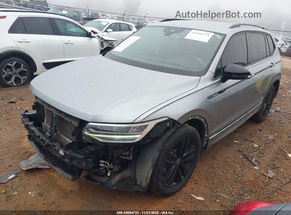 3VVCB7AX7NM036253 2022 VOLKSWAGEN TIGUAN Silver Առջևի ձախ երեք քառորդ տեսարան