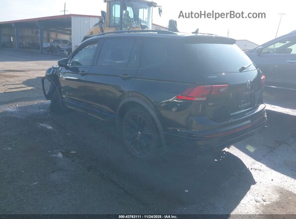 3VVCB7AX7NM149894 2022 VOLKSWAGEN TIGUAN Black Tył lewy