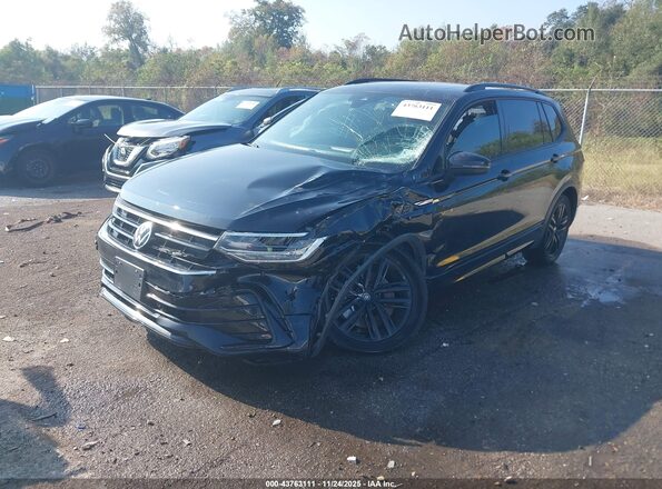 3VVCB7AX7NM149894 2022 VOLKSWAGEN TIGUAN Black Przód lewy