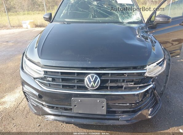 3VVCB7AX7NM149894 2022 VOLKSWAGEN TIGUAN Black Widok z tyłu