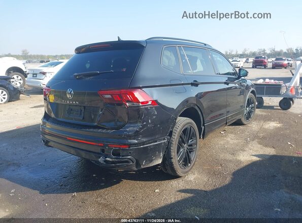 3VVCB7AX7NM149894 2022 VOLKSWAGEN TIGUAN Black Tył prawy