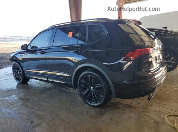 3VVCB7AX8NM081069 2022 VOLKSWAGEN TIGUAN Black უკანა მარცხენა
