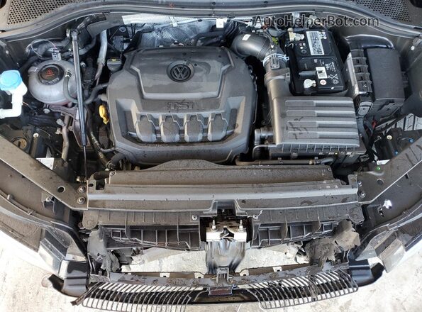 3VVCB7AX8NM081069 2022 VOLKSWAGEN TIGUAN Black ძრავის განყოფილების ხედი
