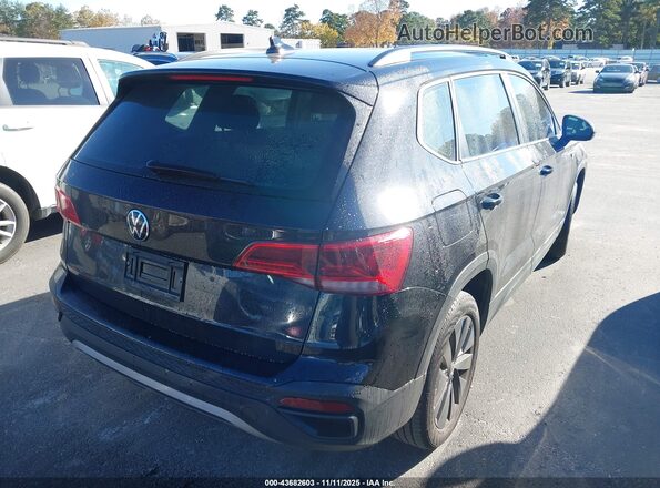 3VVCX7B2XNM015319 2022 VOLKSWAGEN TAOS Black Tył prawy