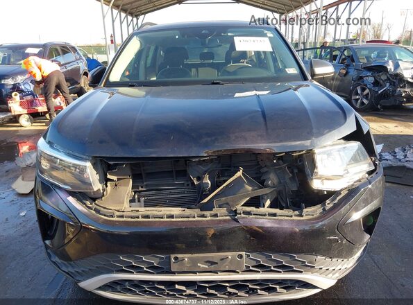 3VVDX7B2XNM049149 2022 VOLKSWAGEN TAOS Черный Вид задней части салона