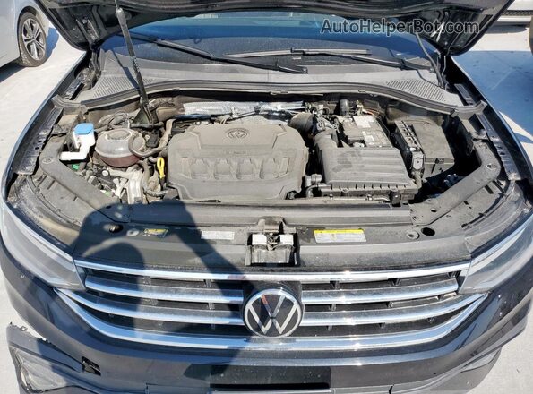 3VVNB7AX1RM116713 2024 VOLKSWAGEN TIGUAN Black Vista del compartimento del motor