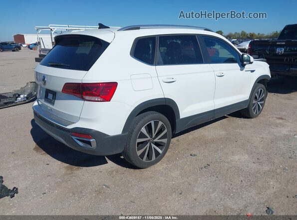3VVRX7B27NM040446 2022 VOLKSWAGEN TAOS Белый Задняя правая четверть