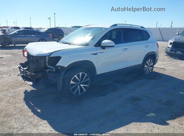 3VVRX7B27NM040446 2022 VOLKSWAGEN TAOS Белый Передняя левая четверть