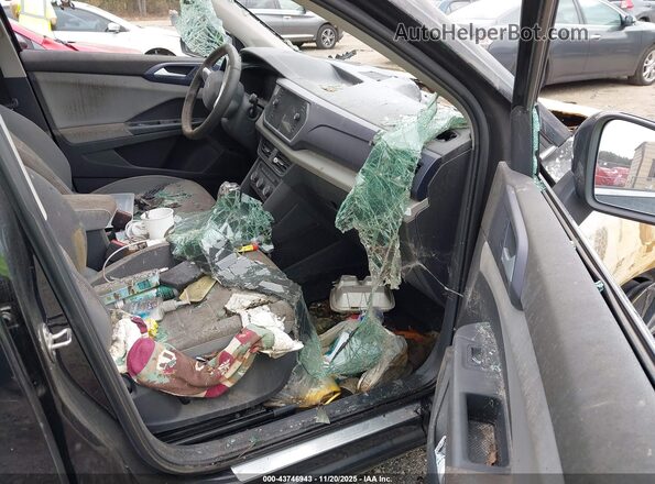 3VVRX7B2XNM059671 2022 VOLKSWAGEN TAOS Черный Вид салона спереди