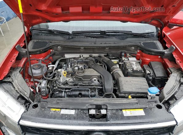3VVUX7B23RM044333 2024 VOLKSWAGEN TAOS Red ძრავის განყოფილების ხედი