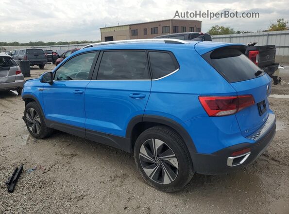 3VVUX7B2XRM074381 2024 VOLKSWAGEN TAOS Blue Հետևի ձախ