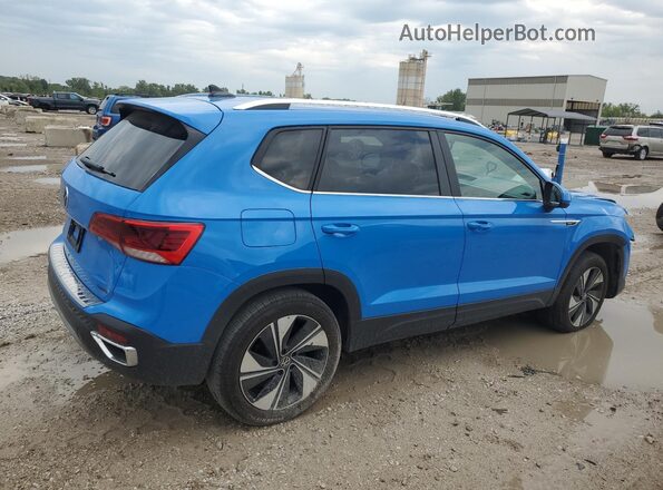 3VVUX7B2XRM074381 2024 VOLKSWAGEN TAOS Blue Հետևի աջ
