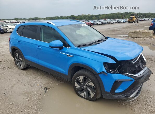 3VVUX7B2XRM074381 2024 VOLKSWAGEN TAOS Blue Առջևի աջ