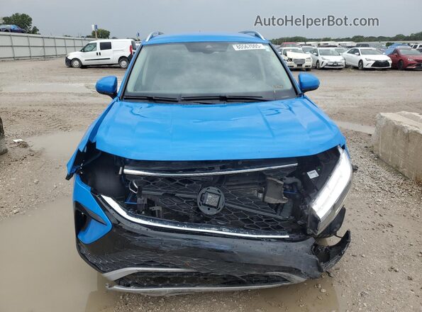 3VVUX7B2XRM074381 2024 VOLKSWAGEN TAOS Blue Դիմացի տեսք