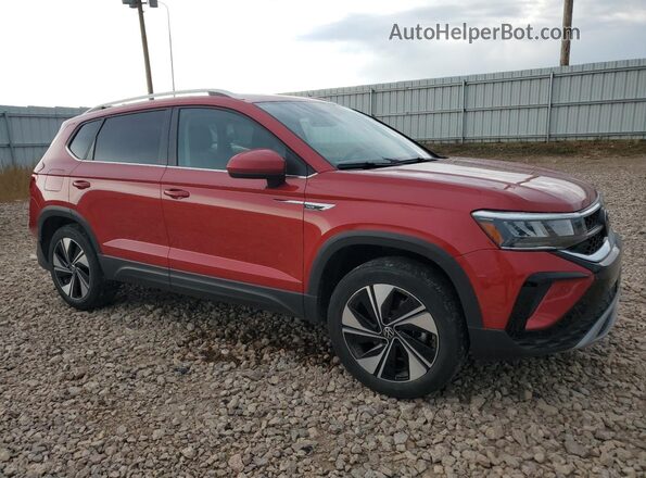 3VVVX7B27RM074231 2024 VOLKSWAGEN TAOS Red წინა მარჯვენა