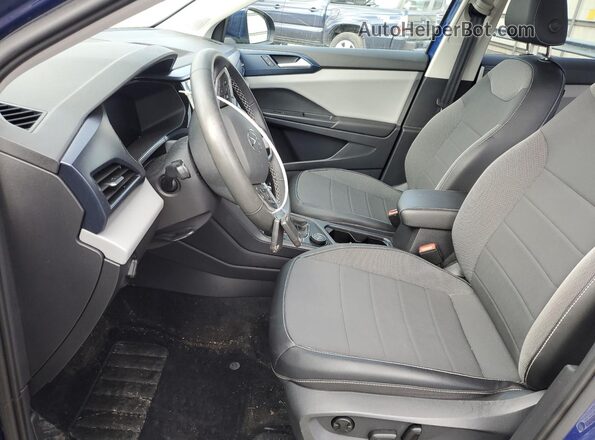 3VVWX7B27NM079928 2022 VOLKSWAGEN TAOS Blue Vista interior delantera