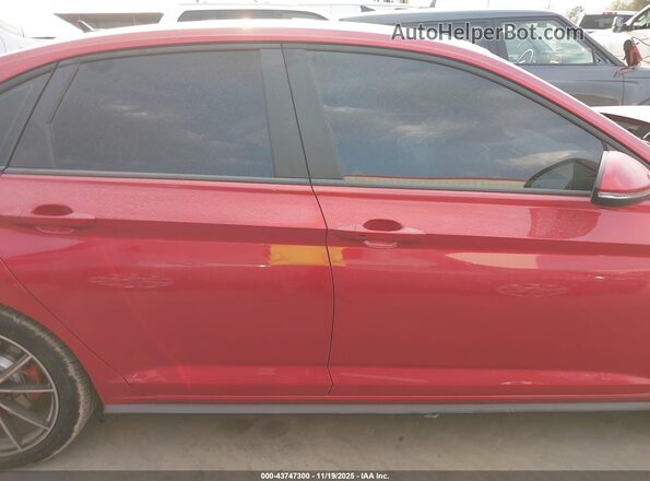 3VW2T7BUXSM035022 2025 VOLKSWAGEN JETTA Red სალონის 360-გრადუსიანი ხედი
