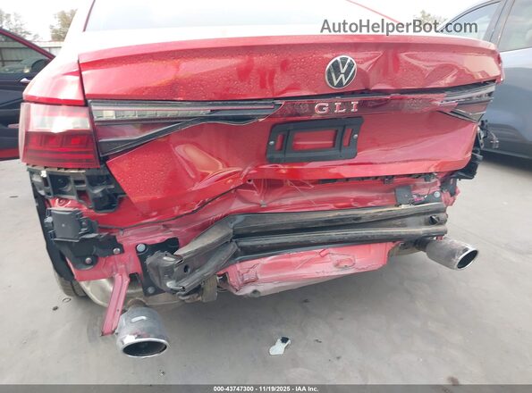 3VW2T7BUXSM035022 2025 VOLKSWAGEN JETTA Red წინა ხედი