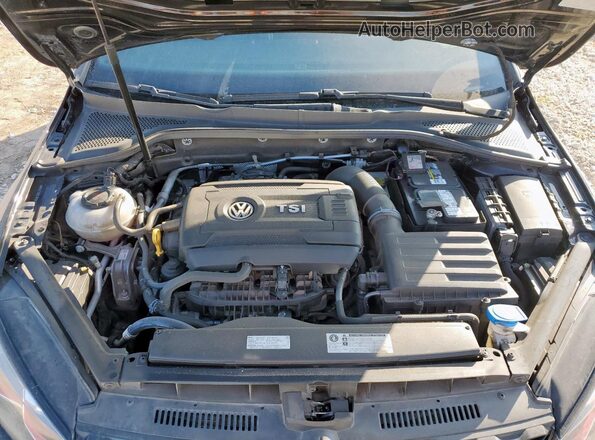 3VW447AU6JM281748 2018 VOLKSWAGEN GTI Черный Вид задней части салона
