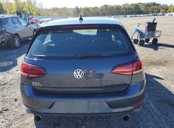 3VW547AU4JM263379 2018 VOLKSWAGEN GTI Charcoal Rear view