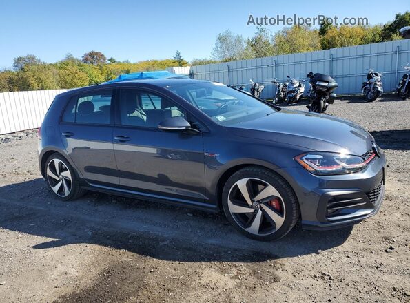 3VW547AU4JM263379 2018 VOLKSWAGEN GTI Charcoal Front right