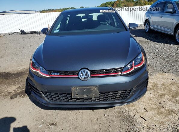 3VW547AU4JM263379 2018 VOLKSWAGEN GTI Charcoal Front view