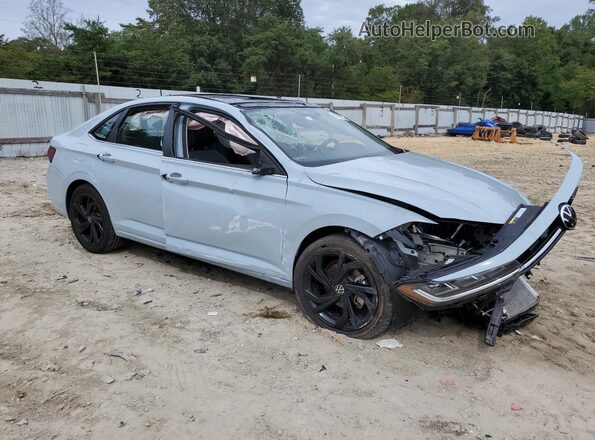3VW7X7BU7SM009455 2025 VOLKSWAGEN JETTA Blue წინა მარჯვენა