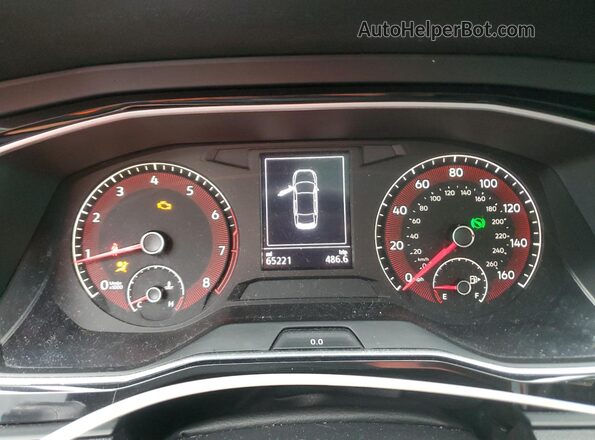 3VWCB7BU0LM051903 2020 VOLKSWAGEN JETTA Белый Вид щитка приборов
