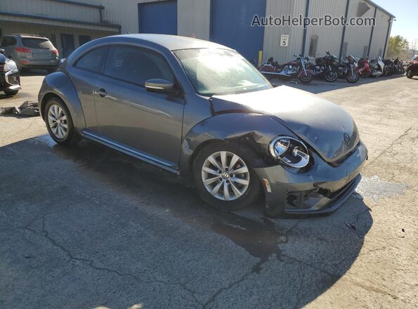 3VWFD7AT3KM716680 2019 VOLKSWAGEN BEETLE Gray 