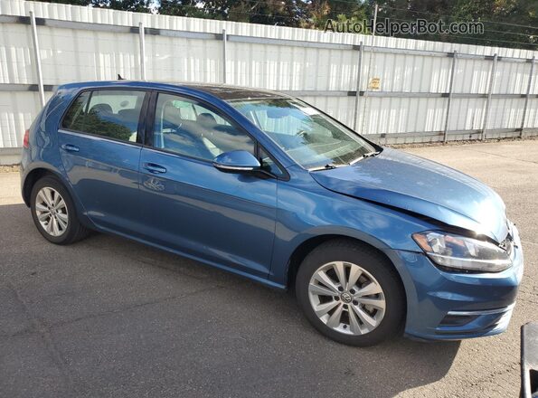 3VWG57AU5MM007357 2021 VOLKSWAGEN GOLF Blue 