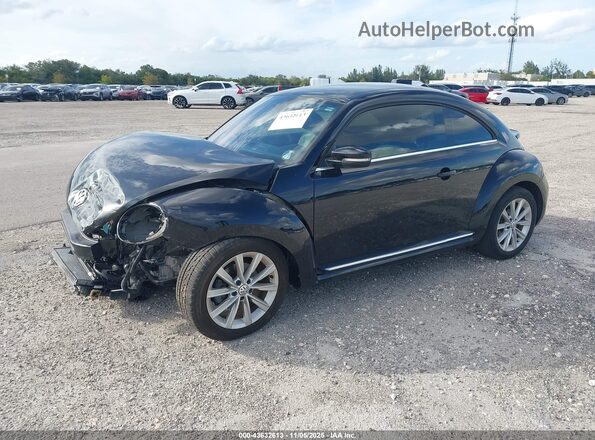 3VWJD7AT6JM711594 2018 VOLKSWAGEN BEETLE Black Передня ліва чверть