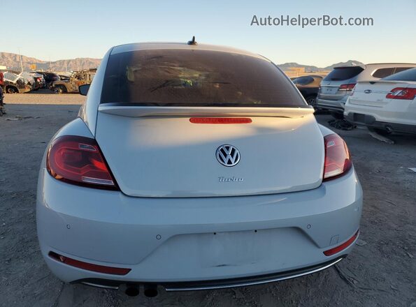3VWJD7AT6KM706378 2019 VOLKSWAGEN BEETLE White Հետևի տեսք