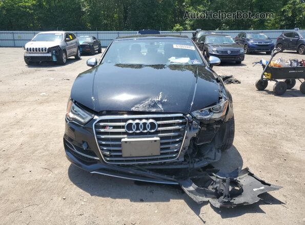 WAUB1GFF1G1004439 2016 AUDI S3 Черный Вид сзади