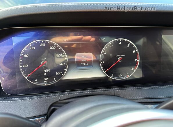 WDDUG6EB4LA518112 2020 MERCEDES-BENZ S Black Հետևի նստատեղերի տեսք