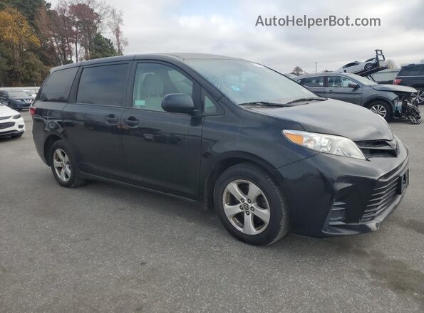5TDZZ3DCXLS084431 2020 TOYOTA SIENNA Black Widok z przodu