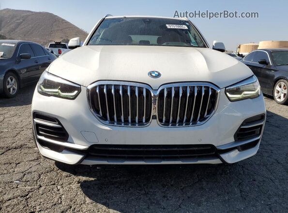 5UXTA6C08P9P05271 2023 BMW X5 White Widok z tyłu