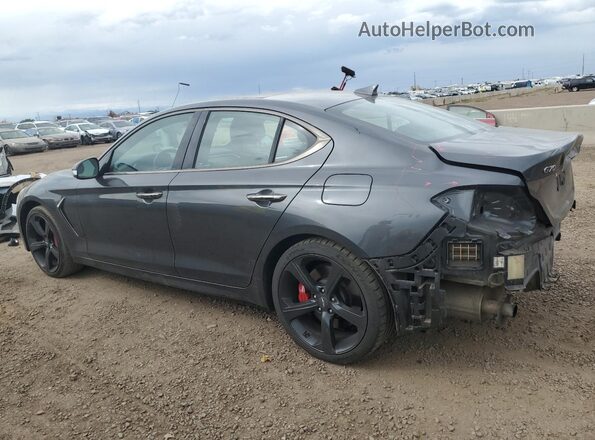 KMTG34LE9KU022936 2019 GENESIS G70 Gray Trasero derecho