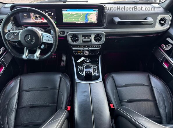 WDCYC7HJ7LX337075 2020 MERCEDES-BENZ G-CLASS Black ხელსაწყოთა პანელის ხედი