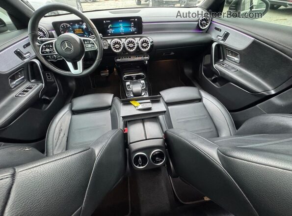W1K5J4GB1LN091262 2020 MERCEDES-BENZ CLA-CLASS Черный Вид задних сидений