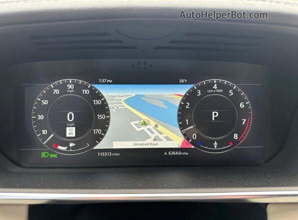 SALGS5RE8KA525544 2019 LAND ROVER RANGE ROVER White Вид щитка приладів