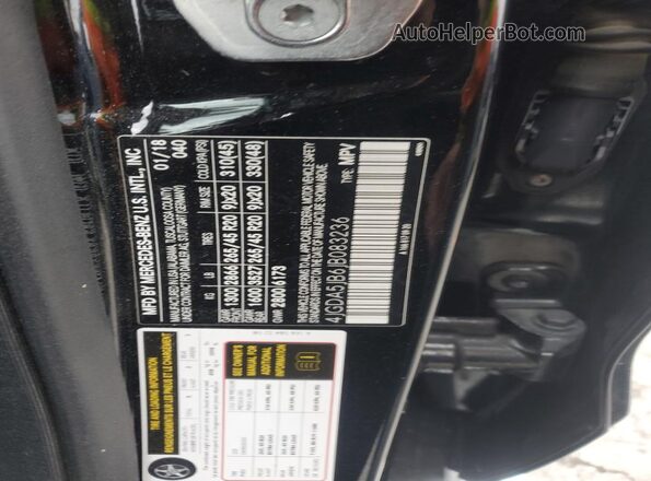 4JGDA5JB6JB083236 2018 MERCEDES-BENZ GLE-CLASS Black 