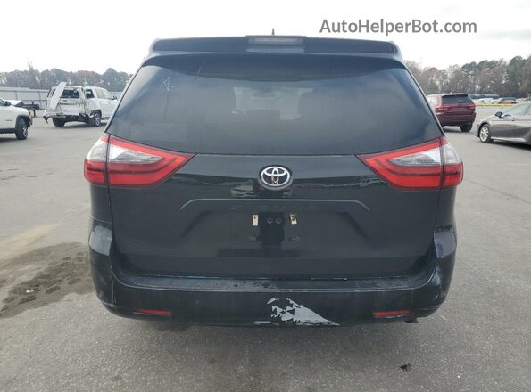5TDZZ3DCXLS084431 2020 TOYOTA SIENNA Black Widok wnętrza z przodu