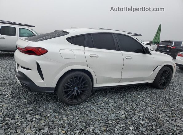 5UXCY6C00N9J28423 2022 BMW X6 White 