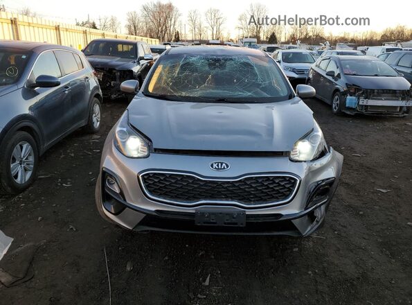 KNDPMCAC7N7006504 2022 KIA SPORTAGE Silver Հետևի տեսք