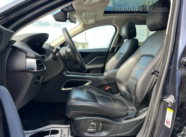 SADCK2FX1KA358328 2019 JAGUAR F-PACE Blue Rear view
