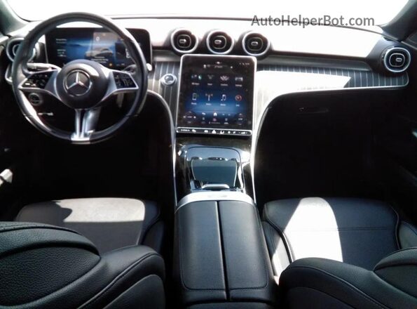 W1KAF4GBXPR153515 2023 MERCEDES-BENZ C-CLASS White Widok tylnych siedzeń