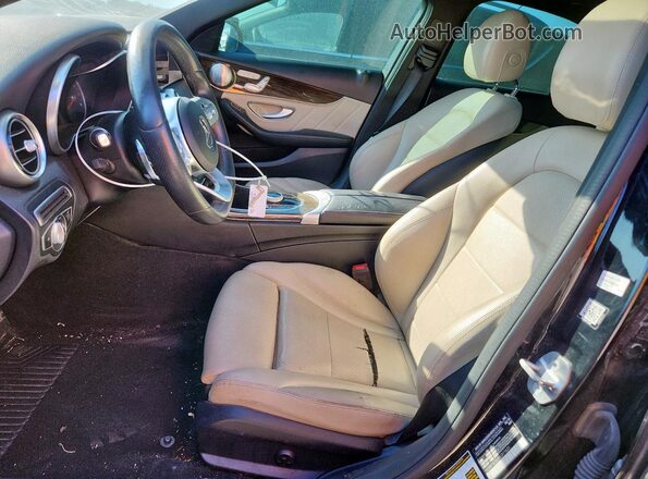 55SWF8DB2KU311631 2019 MERCEDES-BENZ C-CLASS Black Dashboard view