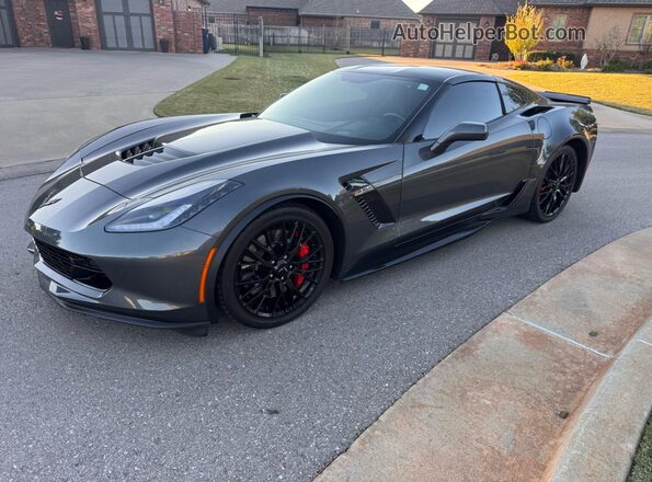 1G1YS2D66H5602836 2017 CHEVROLET CORVETTE Gray 